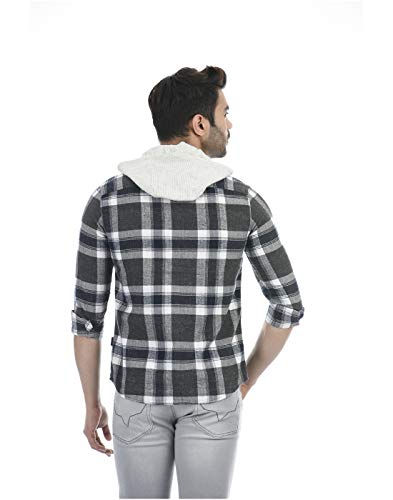 Image of Pepe Jeans Men's Cotton Checkered Regular Fit Casual Shirt
