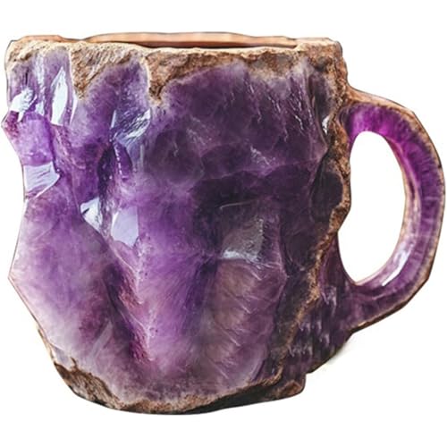 Image of ERHNGL Mineral Crystal Coffee Mugs, 2024 New Multi-Colored Mineral Crystal Coffee Mug, Elegant Crystal Gift for Home & Office 1pcs