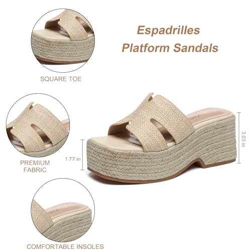 Platform Sandals Women with Chunky Sandals for Wedge Design Open Toe Beach Sandals3