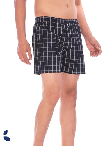 Image of Cotton Boxer Shorts for Men, Breathable, Comfortable & Lightweight (Pack of 2)