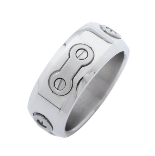 Preisvergleich Produktbild Aqualine Edelstahl Fingerring Ring SR5 , Ringgröße:XL - 27