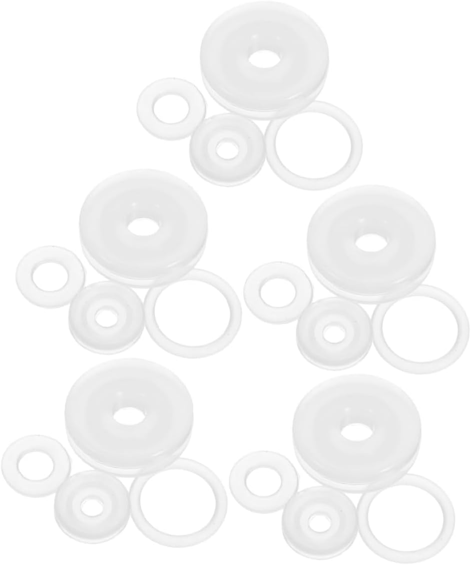 ABOOFAN 20PCS Universal Pressure Cooker Float Valve Gasket Replacement Kit Rubber Sealer Pads for 4L 5L 6L Electric Pressure Cookers Compatible Multi-Cooker Accessories