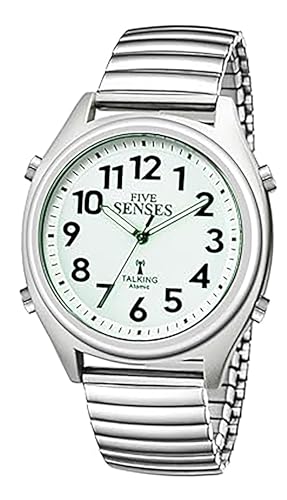 Montre parlante anglaise pour senior malvoyant avec reveil