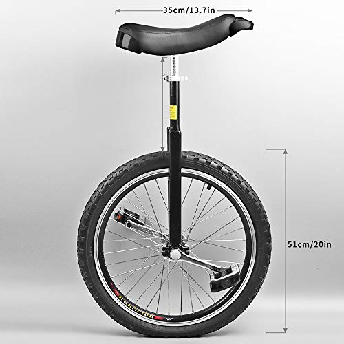 image for Topleads 20 inch Junior Unicycle High-Strength Manganese Steel Fork, A
