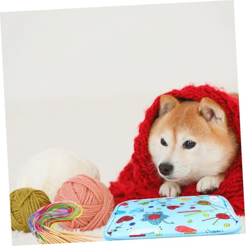 Étui de rangement pour outils de tricot anti-perte aiguille