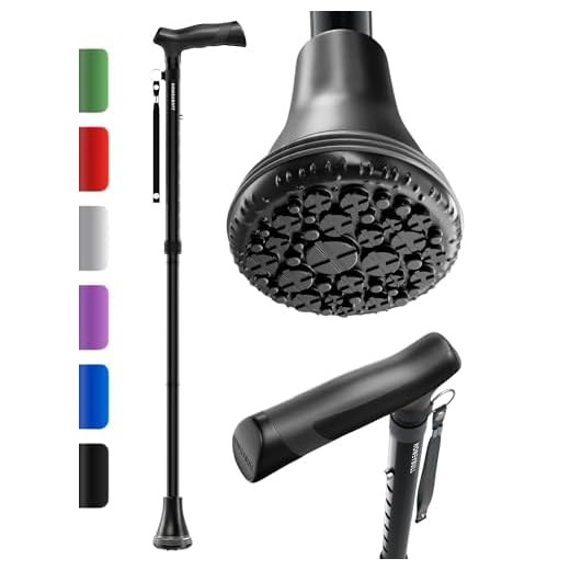 HONEYBULL Adjustable Walking Cane for Stability
