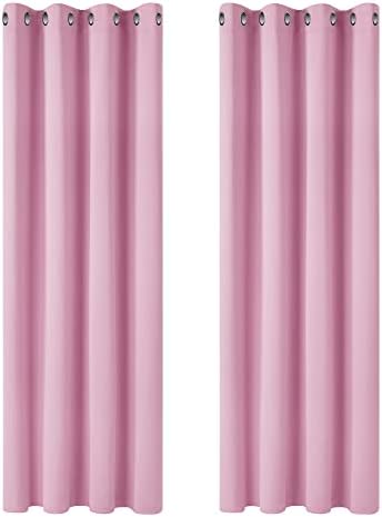 Tenda Oscurante Termica Deconovo 254x242cm - Blu Navy, Per Camera Da Letto Moderna - Foto 6