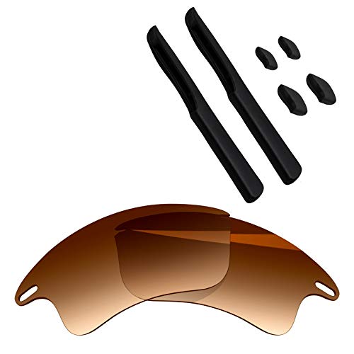 Image of BLAZERBUCK Polarized Replacement Lenses & Sock Kit for Oakley Fast Jacket XL OO9156 Sunglass