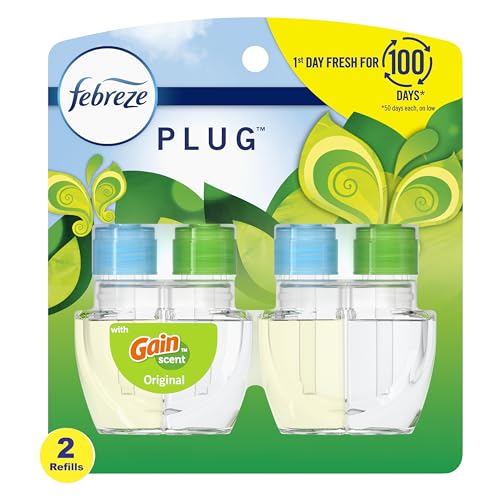 Febreze NOTICEables with Gain Original Dual Refill Air Freshener (2 Count, 1.75 Oz) by Febreze