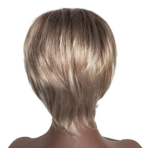 menolana Natural Curto Bob Perucas de Cabelo Humano Pixie Corte Peruca para Mulher com Franja 8 Pole
