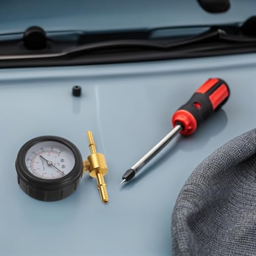Comprobador de presión de combustible Zerodeko con manómetro para sistemas de inyección de vehículos 5