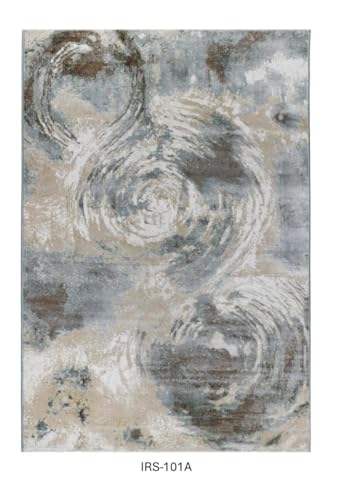 Image of 4x6 Feet (120x180 CM) Carpet for Living Room Hall & Bedroom - Red Traditional Modern Abstract Geometric Silk-Touch Luxury Hotel-Style Washable Anti-Skid Turkish Area Rug