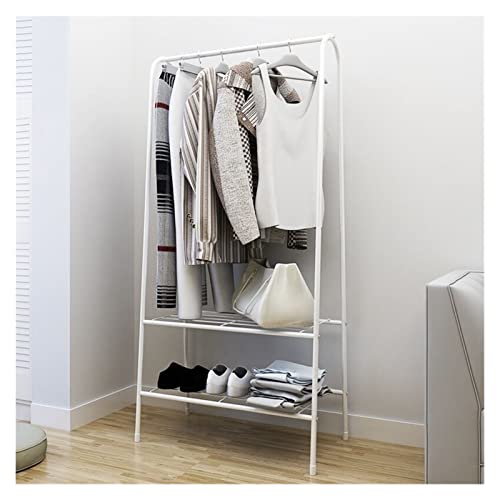 Porte-manteau en fer blanc avec séchoir à linge pour dressing et extérieur