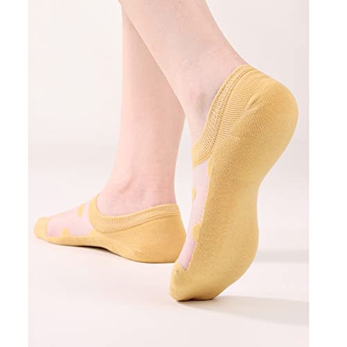 Image of Benefeet Sox Sheer No Show Socks Women Girls Cute Thin Mesh Low Cut Liner Socks for Loafers Boat Shoes