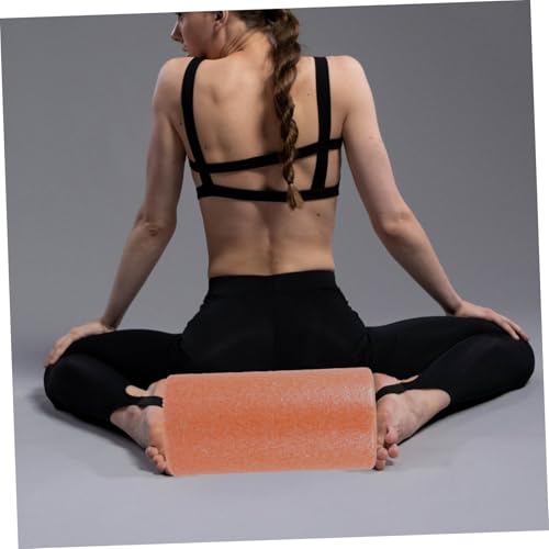 FRCOLOR Yoga Muscle Relaxing Roller Foam Massage Column Epp Material 30x15cm Orange para Fitness y Alivio Muscular Profundo en Casa miniatura 6