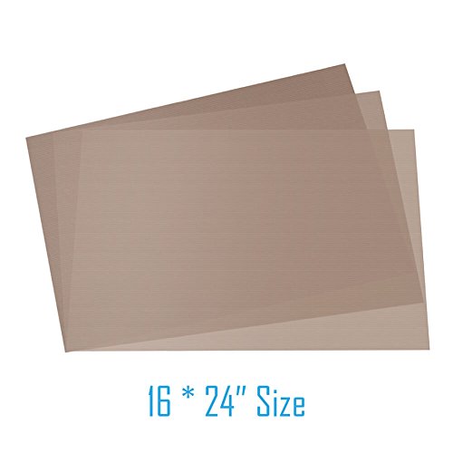 Selizo TS-02 10 Pack Ptfe Teflon Sheet For Heat Press 16 Inch X 24 Inch Non Stick Heat Resistant Craft Mat thumb #1