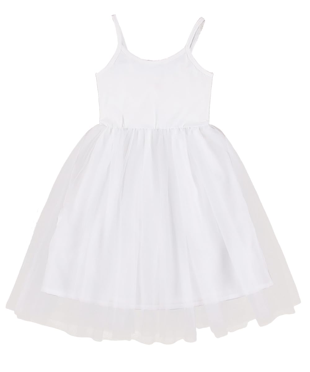CM C&M WODRO Toddler Baby Girl Halter Tutu Dress Kid Summer Sleeveless Tulle Sundress Playwear Cute Princess Birthday Dress
