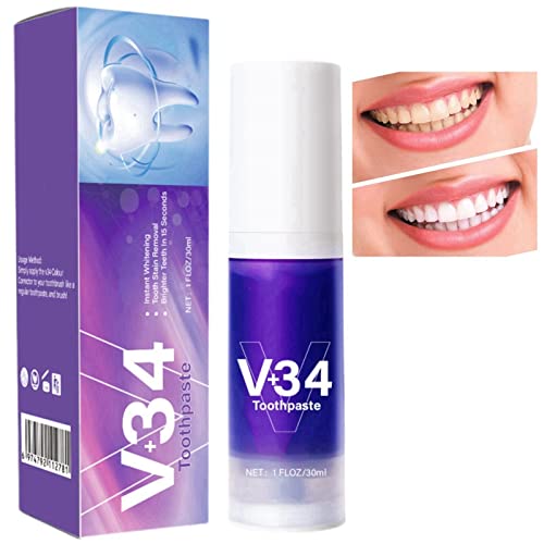 Purple Corrector Toothpaste,Color Corrector Toothpaste For Teeth Whitening Purple Toothpaste Tooth Whitening Toothpaste,Teeth Whitening Toothpaste For Teeth Stain Removal,Teeth Whitening Powder