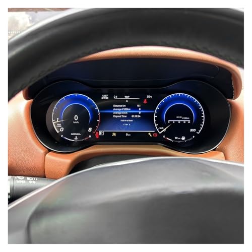 Clúster digital de salpicadero de coche con velocímetro LCD para Maserati Ghibli 4