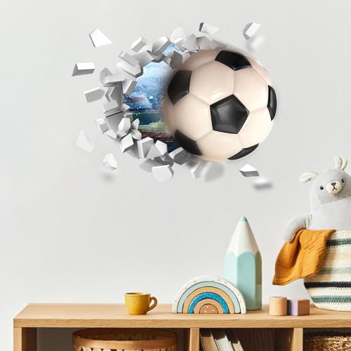 Vinilo 3D de fútbol 75x70 cm, 2 planchas miniatura 7