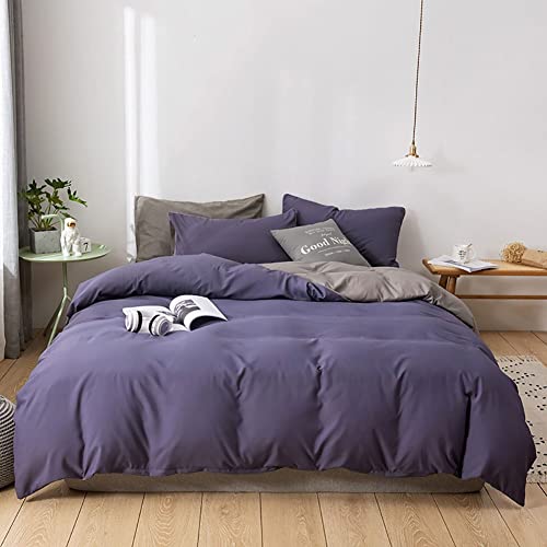 Housse de couette respirante et douce modèle Queen anti-décoloration - 2