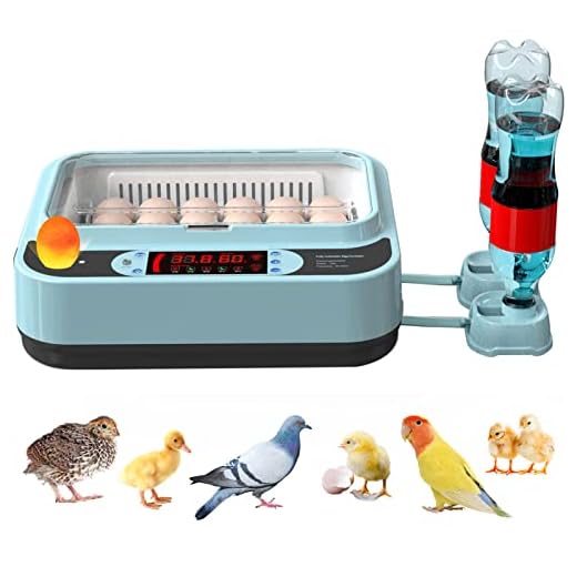 OUYOLAD 24 Egg Incubator, Incubators for Hatching Eggs with Fully Automatic Turning and Humidity Control, Temperature and Water Fulfilling, Egg Candler, for Hatching Chickens, Ducks, Geese, Quail