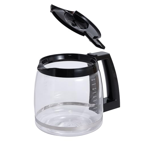 Replacement 14-Cup Glass Carafe for Cuisinart Coffee Makers, BPA-Free Fits Models DCC-2200, DCC-2600, DCC-2800, DCC-3200, and DCC-3200P1