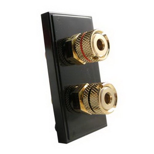 A5 Products Black Twin Loudspeaker - Grid Outlet Module
