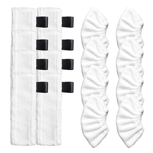 ZINTCBLGE Compatible for Karcher EasyFix SC2 SC3 SC4 SC5 Steam Mop Cloth Cleaning Pad Cloth Cover Rags Replace Accessories Mop Cleaner Spare Parts(Clear)