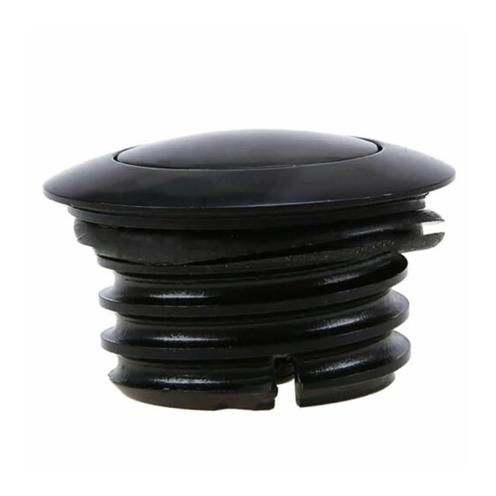 Tappo A Vite Per Serbatoio Moto – Universale Per Sportster 1200 E 883 – Senza Chiave – In Alluminio Cromato – Design Basso Profilo (Nero/Argento)