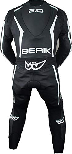 Amazon | BERIK Racing suits LS1-10417-BK ○BLACK/WHITE ベリック