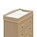 Graco Noah 3 Drawer Changing Table Dresser (Driftwood) – GREENGUARD Gold Certified Baby Dresser with Changing Table Top, Baby Changing Table Dresser, Includes Interlocking Drawer System