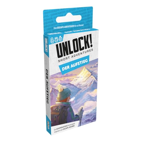 Unlock Aventures courtes L'ascension escape game allemand puzzle Asmodee
