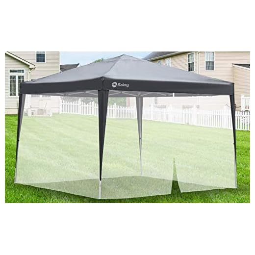 Sekey Mosquitera para Cenador 3*3M Gazebo Mosquitera con Cremallera e Tiras de Velcro, Blanco