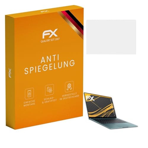 atFoliX Folia ochronna kompatybilny z Huawei MateBook X Pro 2021 Folia ochronna na ekran, antyrefleksyjne i amortyzujace FX Folia (2X)