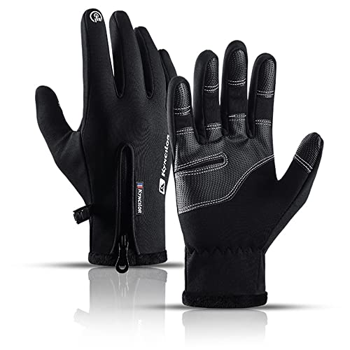 Niño Guantes de Esquí Prueba de Viento Impermeables Antideslizantes con Pantalla Táctil Guantes,Guantes Deporte de Invierno para niños,Guantes de Cálidos para niños niñas Correr Running Esquí Bici Ski Cover
