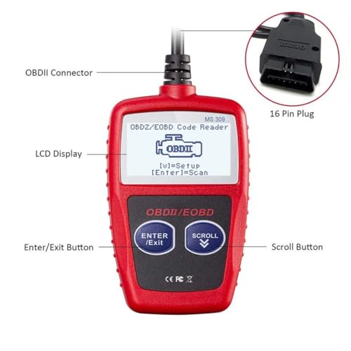 Lector de código OBD2 JDBrands diagnosis de fallas del motor para guantera 3