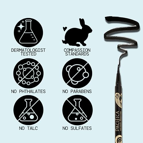 Delineador Líquido Pacifica Black con Punta Fina miniatura 4