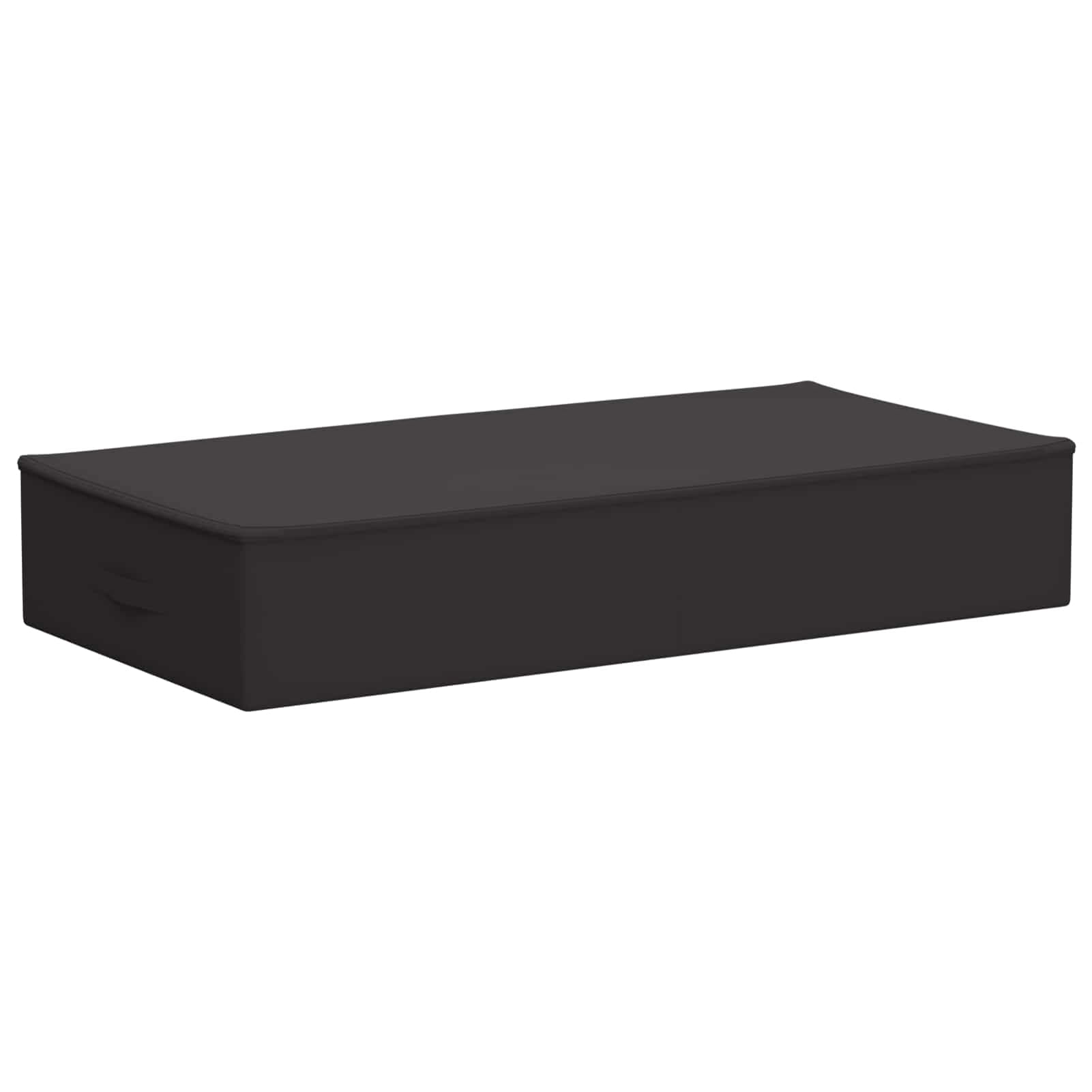 Gecheer Aufbewahrungsbox 2 pcs Anthrazit 90 x 48 x 15 cm Vliesstoff, Faltbare Stoffbox mit Deckel & Verstärkten Griffen Kleiderbox für Schrank Regal Kleidung42024593