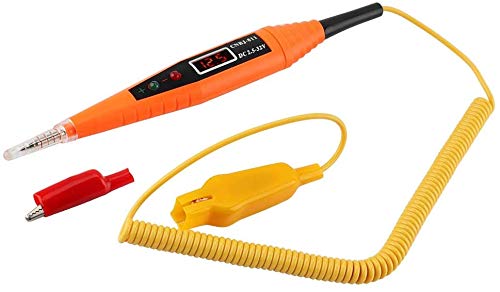 Fielect Car Voltage Test Pen Voltage Tester Voltage Detector Pen Circuit Tester Tool 12-12V 1Pcs