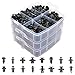 240 Pcs Car Push Retainer Kit and Free Fastener Remover,Assortment Universal Bumper Retainer Clips Push Type Retainers Set in Case Fits for GM Ford Toyota Honda Chrysler (671pcs)