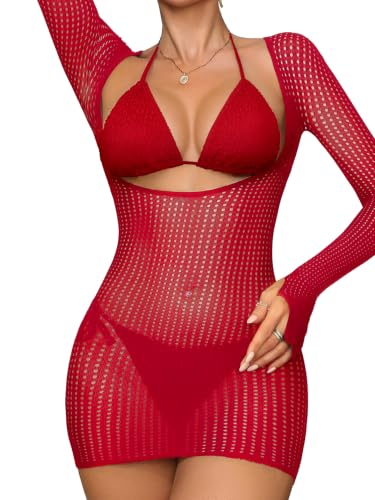Image of Lilosy Beach Swimsuit Single Cover Up Women Dress Bathing Suit