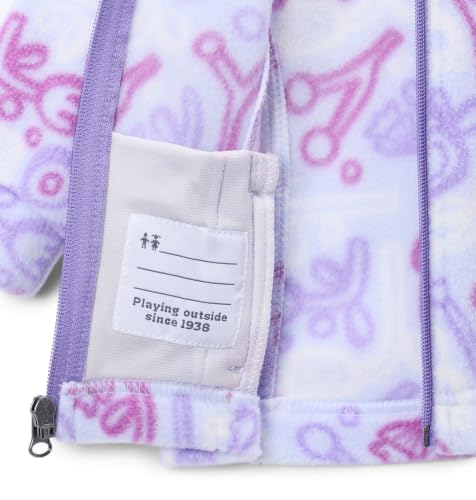 Image of Columbia Youth Girls Benton Springs II Printed Fleece Jacket