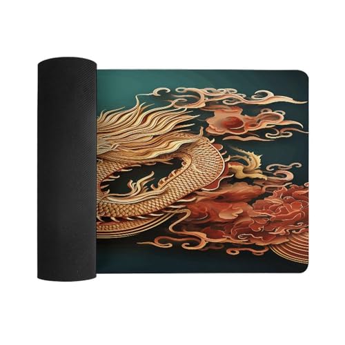 Pad de Escritorio Grande Estilo Dragon Chino 30x60 cm miniatura 3