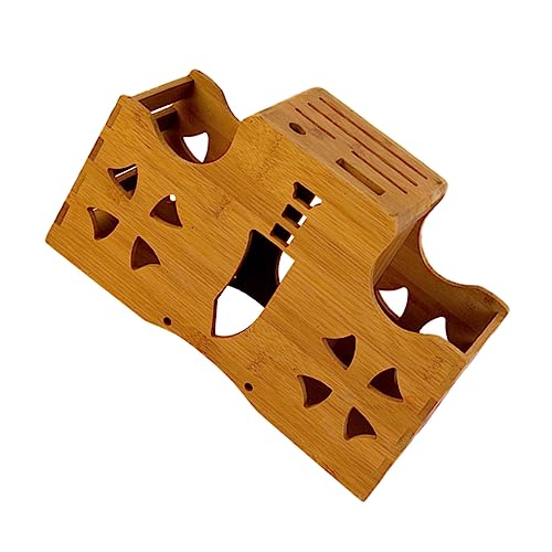 BRIGHTFUFU Cutter Storage Rack Multi Kitchen Tool Holder for Knives Scissors and Cutlery Sturdy Design for Easy Organization and Clean Countertops Kitchen Accessory