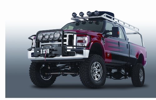 Image of WARN 80162 Gen II Trans4mer Headlamp Brush Guard, Fits: Ford F150 (2009-2014), Black