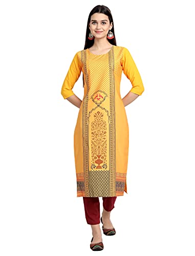 Image of Women's Crepe Regular Kurta