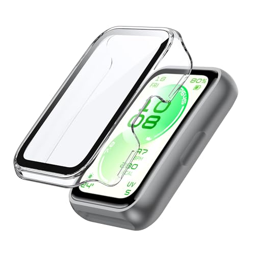 Lemxiee Cover per HUAWEI Band 11 Case con Pellicola Vetro Temperato