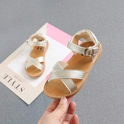 Baby Girls Boys Sandals Summer Flowers Shoe Outdoor Lace Princess Dress Wedding Flats Shoes Crib Shoes Girl Shoe For Summer #TOP6