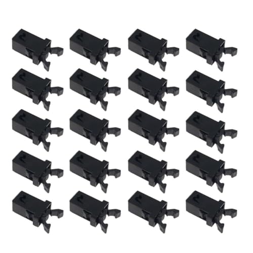 NiuLumea Lot de 10/20 interrupteurs autobloquants pour poubelle en plastique pour couvercles tactiles de rechange, loquet de réparation pour boîtes de rangement de cuisine et de voiture
